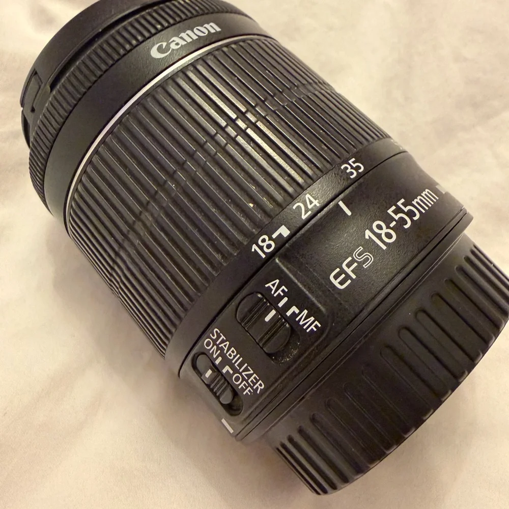 Canon Black EFS 18-55mm Lens